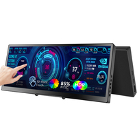 Module d'affichage portable 10,3 pouces 1920x720 IPS LCM avec écran tactile capacitif, ports USB Type C, mini, pour rétroéclairage LED, montable au mur