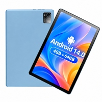 Sıcak Fırsat 10.1 İnç Ucuz Tablet PC Sadece WiFi Tabletler 4GB RAM 64GB ROM Android 14 Gönderime Hazır