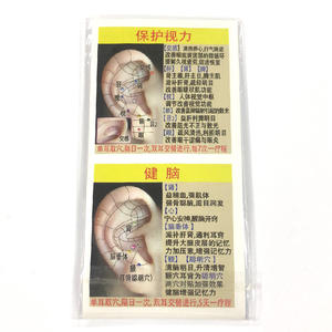 Semi Auricolari Magnetici in Cristallo Dorato (18 Pezzi/Sacchetto) per Terapia Auricolare, Prodotto Certificato CE di Medicina Cinese - Product Image 6