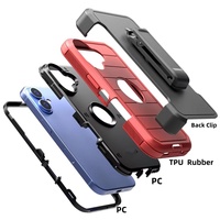 Étui de protection rigide antichoc pour iPhone 18 Pro Max, coque de téléphone 3 en 1, Fundas Para Celulares pour iPhone Duo