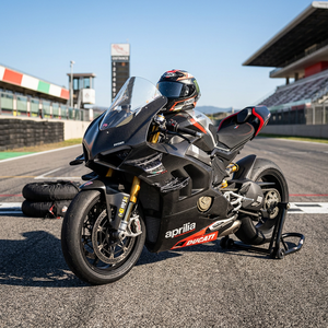 Aileron latéral universel en fibre de carbone pour moto, déflecteur d'air avant, spoiler, accessoires de <span class=keywords><strong>carrosserie</strong></span> de course - Product Image 5