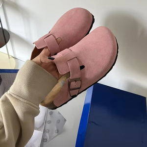 Pour Birkenstockstyle liège pantoufles londres sandales orthopédiques avec semelle intérieure en peau de vache léger anti-dérapant tendance de la mode pour l'été - Product Image 3