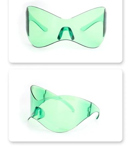 Viviblook Z425AS01 Gafas de Sol Nuevas para Mujer, Estilo Punk, Resistentes al Viento, Retro, para Fiestas, Bares, con Espejo - Product Image 6