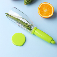 Kingwise Nieuwe Aankomst Keukengerei Gadget Praktische Roestvrijstalen Messen Pompoen Fruit Groenteschiller Met Pp-Container