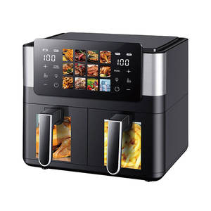 Friteuse à air intelligente transfrontalière à double compartiment 8L avec revêtement céramique pour usage domestique - Product Image 3