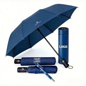 Ww5184 Customizable Logo Sunshade Printed Brand Sublimation Promotion Gift <b>Windproof</b> Travel <b>Umbrella</b> - Product Image 1