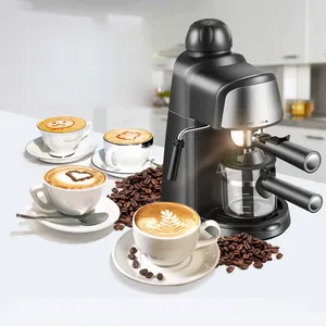 Italiaanse Tweedehands Kleine Restaurant Volautomatische Cappuccino Latte Grond Fabrikanten Latte Koffiezetapparaat Espresso Maker