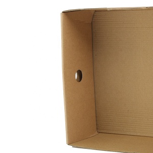 Tùy Chỉnh Thực Hiện Ngăn Kéo Khay Sóng Màu Nâu Cứng Gấp Giấy Sóng Khay Trái Cây Khay Di Chuyển Vận Chuyển Mailer Box Với Logo - Product Image 4