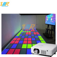 Juegos de suelo interactivos para interiores Proyector de rejilla Activación Sala de juegos Super Grid Juegos de suelo interactivos Proyector Activar rejilla
