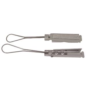 FTTX couleur argent poids 44g léger en masse pince de câble à fibre optique pour <span class=keywords><strong>ligne</strong></span> de câble de tension câble à fibre optique - Product Image 4