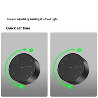 Temporizador de cocina, temporizador de plástico electrónico magnético, resistente al agua, Control táctil, aprendizaje, cocina, cuenta regresiva giratoria, cronómetro de 90 minutos