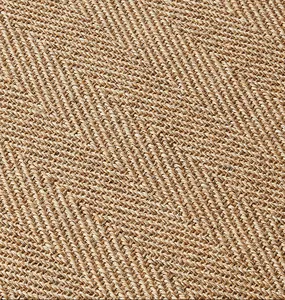 Tapete sisal padrão de herringbone, tapete ecológico e resistente à manchas