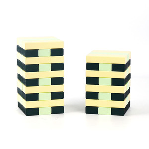 Gioco di Impilamento in Legno <span class=keywords><strong>Global</strong></span> Bridge, 54 Pezzi, Gioco da Tavolo per Famiglie, Torre di Blocchi in Legno Naturale per Bambini e Adulti - Product Image 3