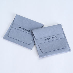 Bolsa de Viaje para Joyería de Microfibra Ecológica Boyang, Personalizada con Tarjeta Insertada - Product Image 3