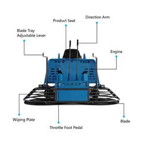 Municipal <b>Road</b> Ride-On 37HP Concrete Troweling <b>Machine</b> 1200mm Working Diameter Low Maintenance Cost <b>Road</b> Surface Repair Grouting - Product Image 2