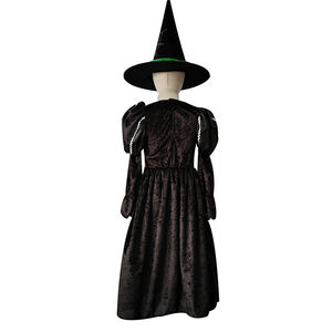 All'ingrosso personalizzabile Halloween Fancy Girl vestito da strega principessa costume Cosplay cappello film TV ispirato ai costumi del Festival per bambini - Product Image 5