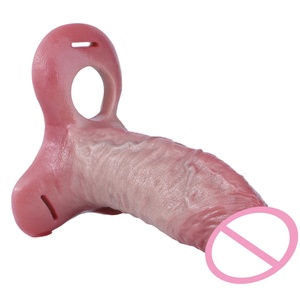 ORALSX Funda para Pene con Anillo, Funda Abierta para Pene, Alargador de Pene Masculino, Retrasador de Eyaculación, Juguetes Sexuales para Parejas - Product Image 3