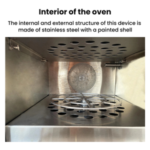 Horno Combinado de Alta Velocidad de 10L de Gran Capacidad con Aire Caliente + Microondas, 300 ° C, Catalítico, Sin Humo, para Cocinar en la <span class=keywords><strong>Cocina</strong></span> Delantera - Product Image 4