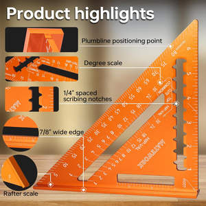 Carré <span class=keywords><strong>de</strong></span> chevrons <span class=keywords><strong>de</strong></span> qualité industrielle avec marquages gravés au laser - Product Image 6