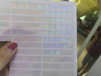Autocollant de lamination holographique 3D transparent pour cartes