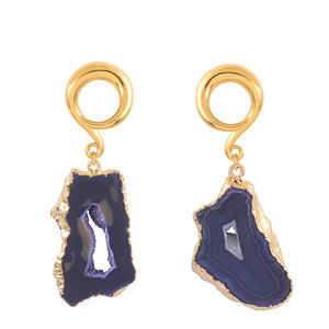 Evorte <span class=keywords><strong>Piercing</strong></span> Personalizzati all'Ingrosso in <span class=keywords><strong>Acciaio</strong></span> <span class=keywords><strong>Chirurgico</strong></span> 316L con Opale per Bambini, Tunnel e Plug per Orecchie, Naso e Lingua - Product Image 1