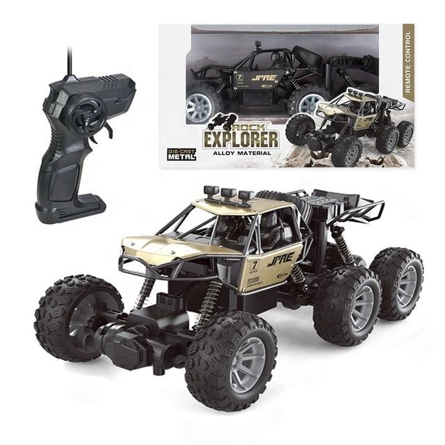 Samtoy R4s Rcm High Speed Off Road Vehicle Radio Control Toys Electric Race Car 1:18 Remote Control Six-Wheeled Alloy RC Crawler