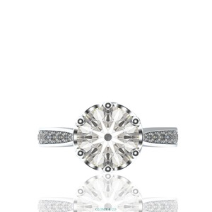 Customizable Color Luxury Moissanite Diamond Engagement <b>Ring</b> Viet Nam Fashion Jewelry Engagement <b>Rings</b> - Product Image 4