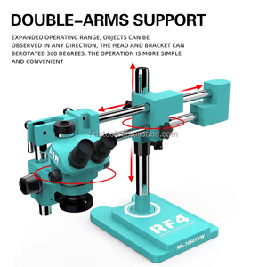 RF4 RF-7050TVW 7-50X Microscope à zoom continu à double bras Microscope de réparation de téléphone à rotation de 360 degrés - Product Image 5