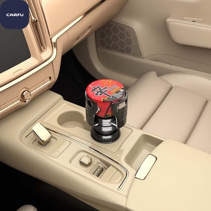 CARFU - Portavasos Delantero para Coche, Caja de Almacenamiento, Dispensador de Toallitas, Caja para Teléfono Móvil, Reposabrazos, Accesorio de ABS - Product Image 3