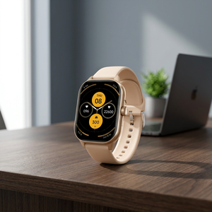 Montre connectée Olepu WT-08 44-49mm, étanche IP67, boîtier en alliage, écran IPS, moniteur de fréquence cardiaque sans fil avec écouteurs, tracker d'activité physique - Product Image 3