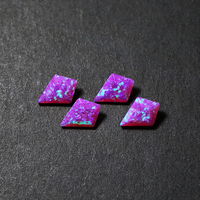 Opale Gemstone Op61 Cerf-Volant Forme 7X10mm Violet Certifié Anneau Couleur Feu Brillant Bon Réglage Accessoires Sanmjewelry