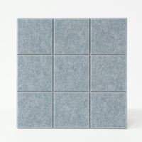 Panneau mural acoustique à fentes, design rainuré, en fibre de polyester insonorisante pour hall d'hôtel et utilisation en cinéma