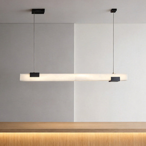 <span class=keywords><strong>Suspension</strong></span> linéaire moderne en albâtre, lampe LED de luxe en pierre pour salle à manger <span class=keywords><strong>et</strong></span> îlot de <span class=keywords><strong>cuisine</strong></span> - Product Image 5