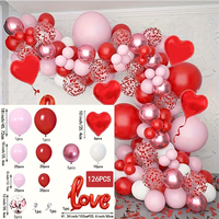 Ensemble de ballons en latex en forme d'arche pour la Saint-Valentin et la fête des mères, pour les propositions de mariage, les célébrations de remise de diplômes, les décorations d'hôtel