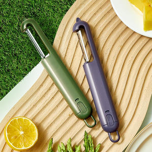 Éplucheur multifonction en acier inoxydable Hy-46 pour fruits et légumes, ensemble d'outils de cuisine, 2 pièces, lavage à la main uniquement - Product Image 1