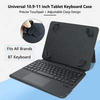 iPad 10.9/11 Evrensel Klavye Kılıfı, Tüm Modellere Uyar, Kontrol Paneli + Stand, OEM/ODM Özel Logo