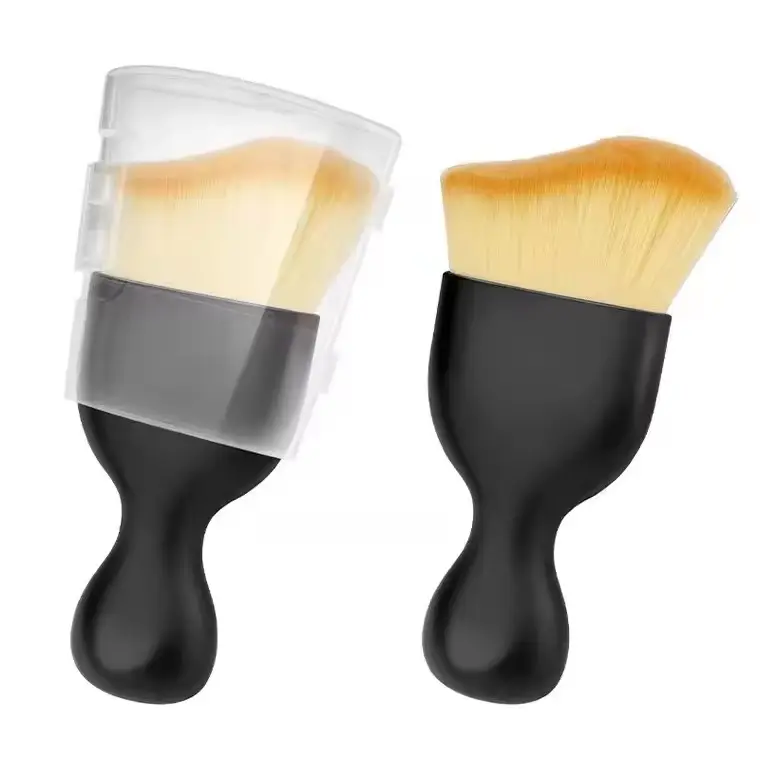 Multi-functional car dusting and sweeping brush Makeup brush Wave foundation Car body cleaning brush