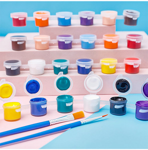 No tóxico MSDS certificado Color personalizado 3ml 5ml DIY pintura acrílica lavable <span class=keywords><strong>pasta</strong></span> creativa juguetes al por mayor niños marca EABOR plástico - Product Image 6