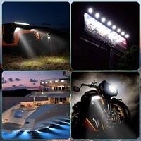 18W 48W 60W 6 Pouces A Mené La Lumière De Travail 12V 24V Led Poutres 4x4 voiture A Mené La Barre Offroad Combiné de Tache D'inondation Lumière Pour SUV Accessoires Brouillard Lampe