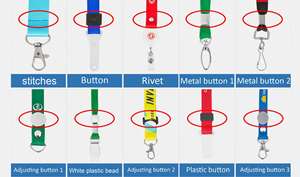 Beckon Wholesale : Lanières personnalisées pour cartes d'identité avec porte-badge et logo jacquard pour les écoles, les bureaux et les événements - Product Image 4