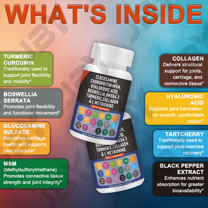 Capsules de <span class=keywords><strong>glucosamine</strong></span> de marque privée JBY pour adultes, complément articulaire et musculaire - Product Image 3