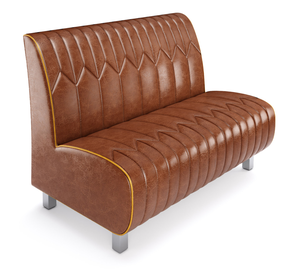 مقاعد مطعم حديثة صفراء في كندا، أريكة طعام خشبية فاخرة للمقاهي ومحلات القهوة - Product Image 5