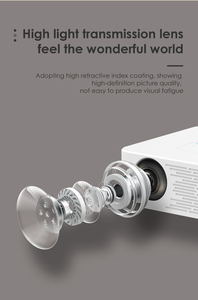 Máy chiếu <span class=keywords><strong>mini</strong></span> thông minh Android Y2pro, độ phân giải 4K Full HD 1080P, đèn LED chiếu ngắn, máy chiếu bỏ túi <span class=keywords><strong>mini</strong></span> - Product Image 3