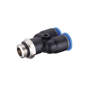Conexiones para Fábrica de Hormigas, Conector en T Roscado Tipo Y ERRW, Piezas Neumáticas Métricas - Product Image 2