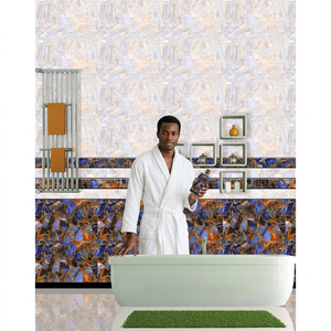 Carreaux muraux en céramique émaillée polie les plus vendus 300x450mm Garantie 5 ans 9mm d'épaisseur Antidérapants pour la décoration de cuisine et de salon - Product Image 6