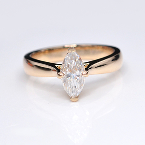<span class=keywords><strong>Bague</strong></span> de mariage pour femmes, 1 karaté, couleur, diamant, motorisée, <span class=keywords><strong>or</strong></span> 14K, vente en gros - Product Image 2