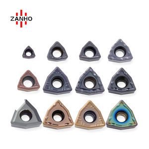Zanho wcmx spmg spmt loạt PVD tráng cacbua khoan chèn cho mù & thông qua các ứng dụng lỗ OEM tùy chỉnh cnctool - Product Image 1