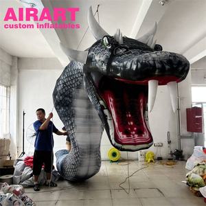 Thanh trang trí đáng sợ Inflatable trăn, trong nhà tổ chức sự kiện Halloween Prop Inflatable cobras - Product Image 1
