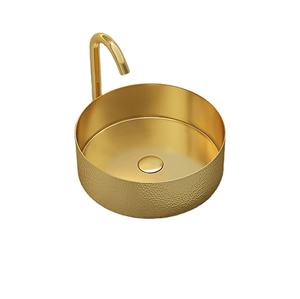 Évier de comptoir en acier inoxydable au design moderne pour hôtels, salles de bains, gris, blanc, <span class=keywords><strong>noir</strong></span>, bronze, couleurs dorées - Product Image 1