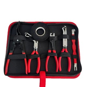 Auto <b>Repair</b> Pliers Tool Set 6 Pieces High Carbon Steel Soft Case Storage <b>Car</b> Maintenance Tools - Product Image 5